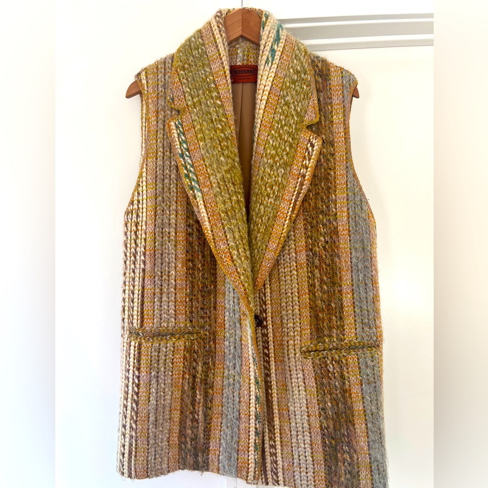 MISSONI runway knitted vest